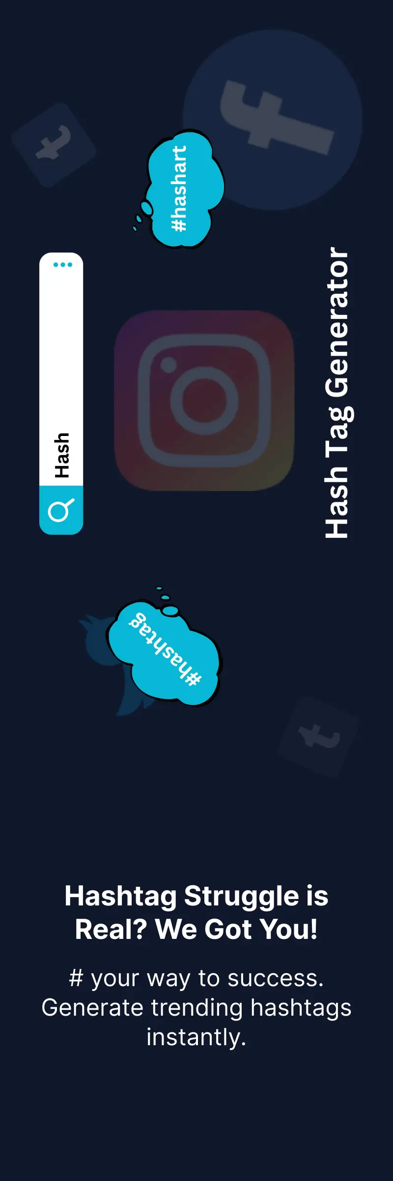 Hash tag ad